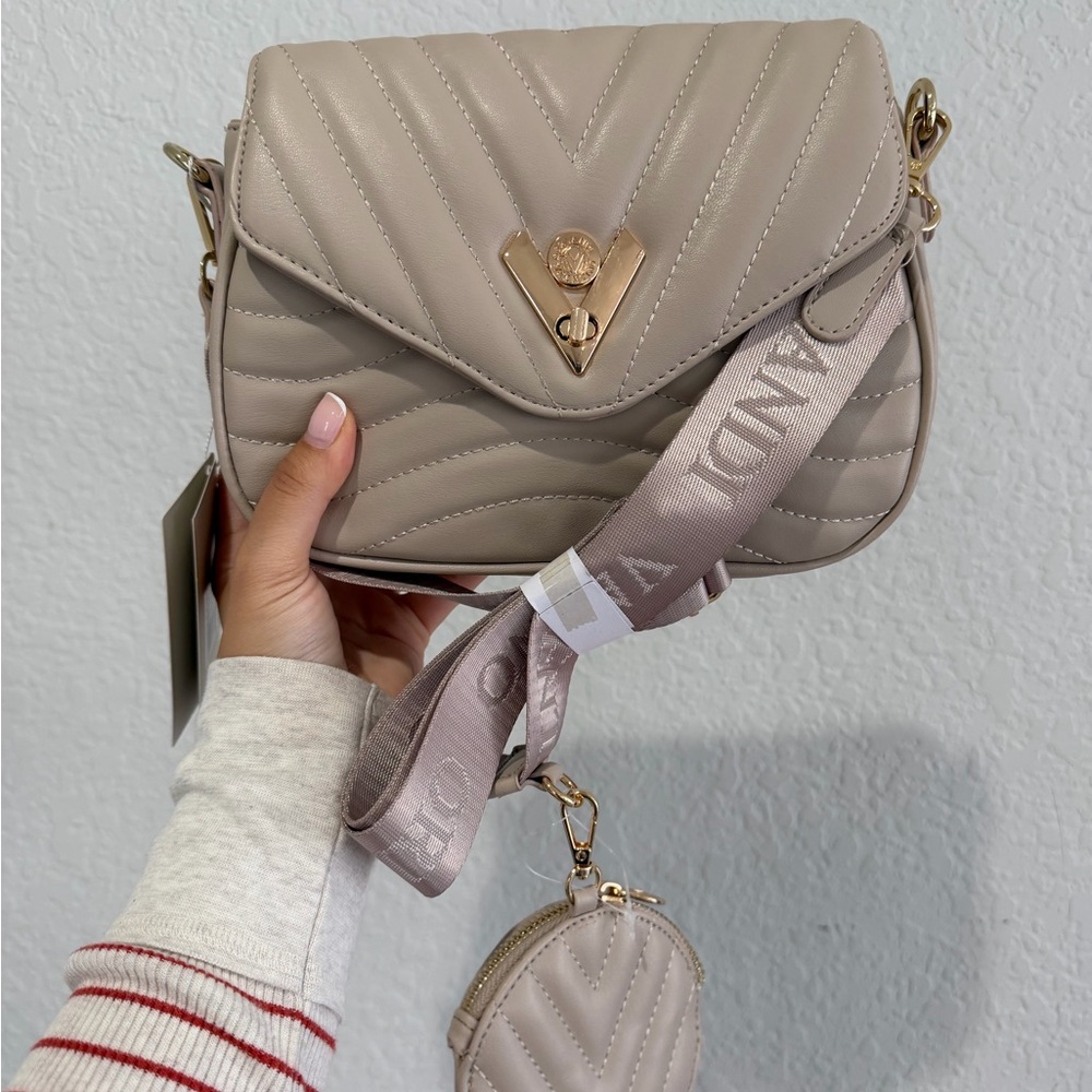 Valentino Orlando Quilted Crossbody Bag with Removable Strap